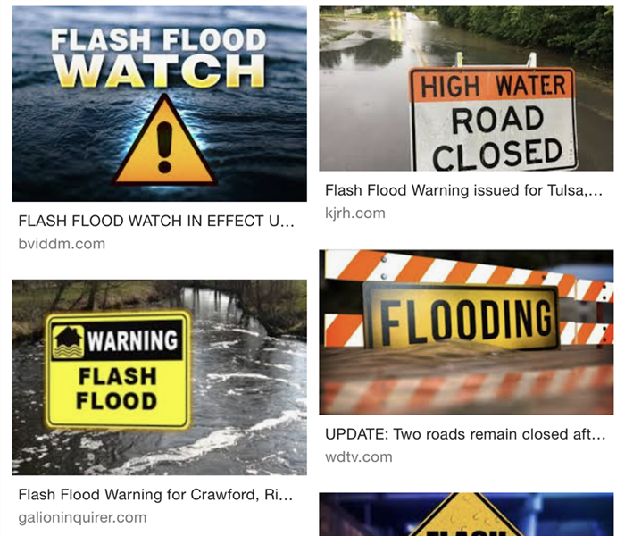  flood watch and warning signs